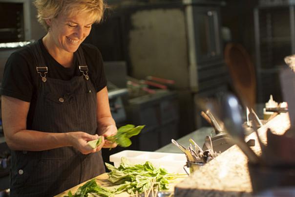 Chef Kathleen Blake of the Rusty Spoon restaurant