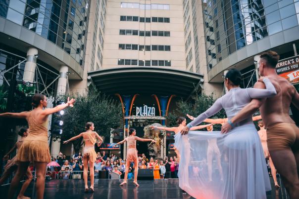 Aretuzas Ballerina Project performs at IMMERSE event in downtown Orlando., Creative City Project