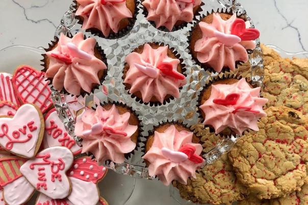 The Howard Valentine's Day Cupcakes