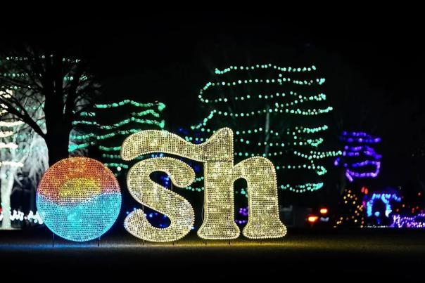 Celebration of Lights Oshkosh Display