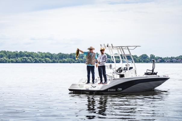 Summer fishing in Oshkosh, Wisconsin on Lake Winnebago and the Fox River