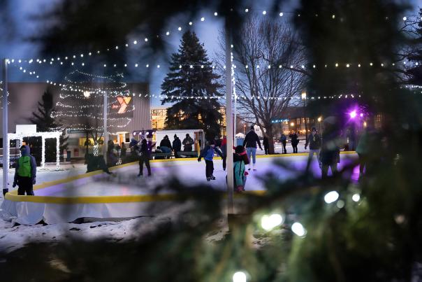 Ice Skating at Roe Park 2022
