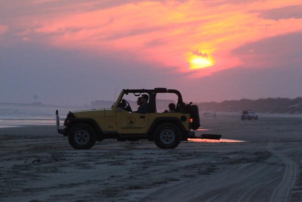 jeep orv beach driving 4x4