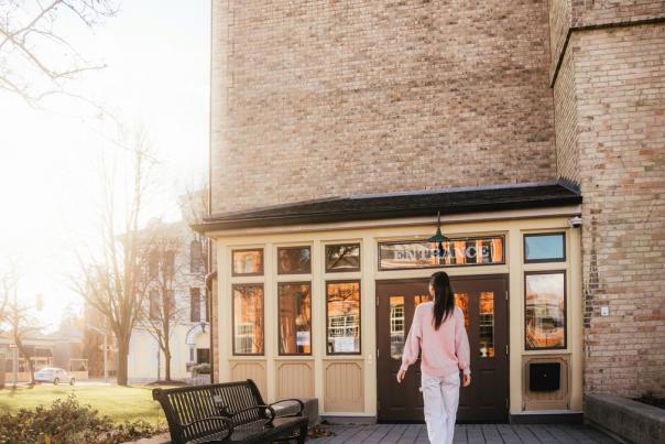 Winter Downtown Woodstock