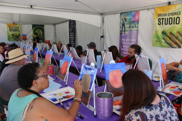 Painting at Kaleidscope