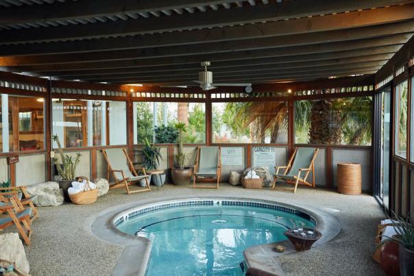 A mineral spa at The Springs Resort & Spa in Desert Hot Springs.