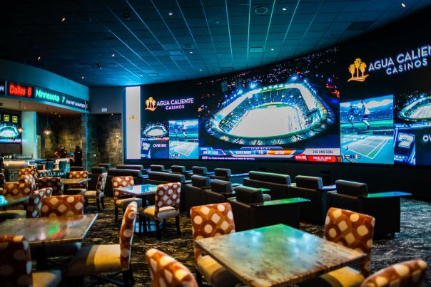 Agua Calients Casino Palm Springs 360 Sports bar.