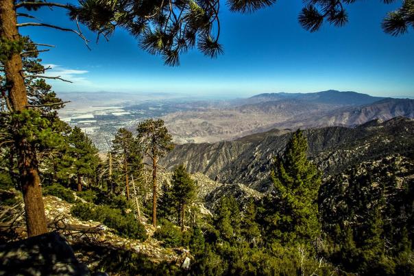 San Jacinto Wildlife Area view over Palm Springs