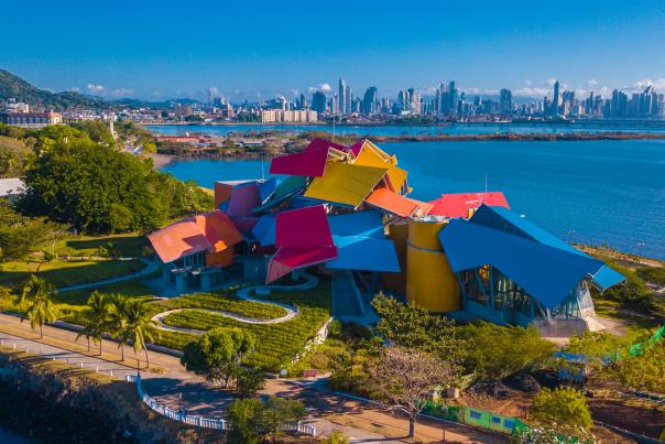 Biomuseo at Amador Causeway. Panama City