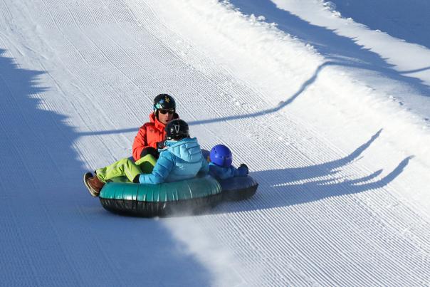 Tubing at Gorgoza Park in Park City, Utah