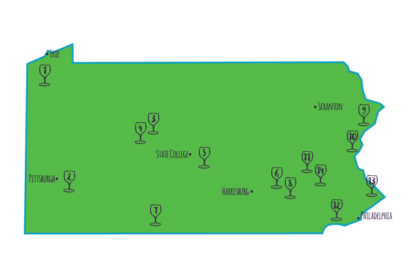 14 Cork-Popping PA Wine Trails