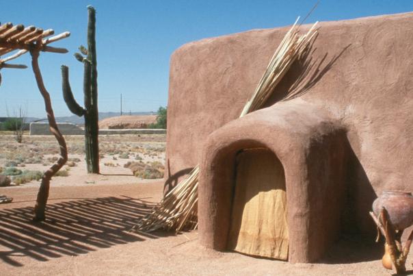 Pit house at  S'edav Va'aki Museum