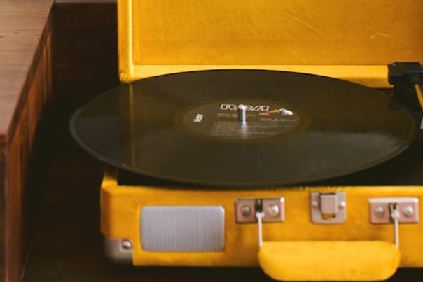Record player at Rise Uptown