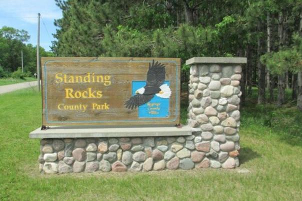 standing rocks sign