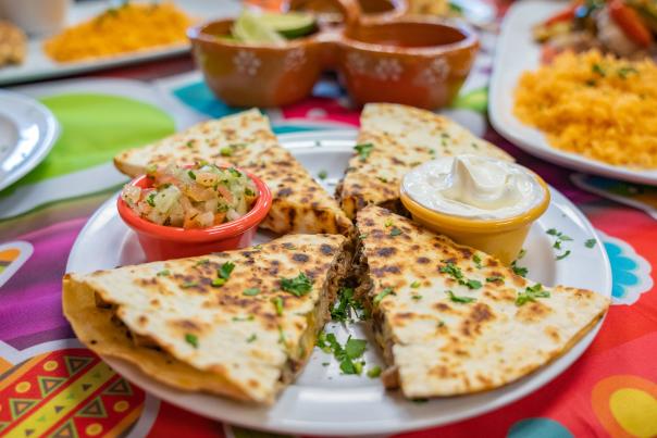 A delicious meal at Del Tacos in the Poconos.