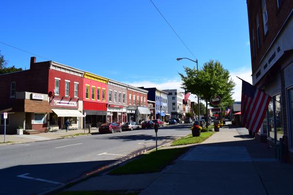 Downtown Honesdale in the Poconos