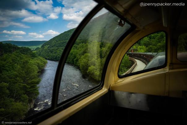 A view from the Lehigh Gorge Scenic Railway
