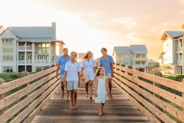 Sunflower beach family photo