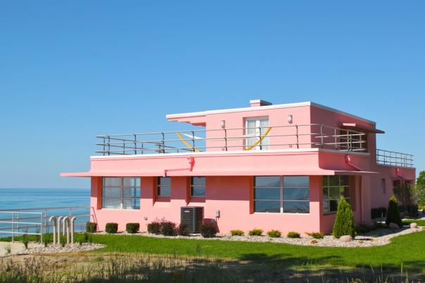 Beautiful house atop the dunes