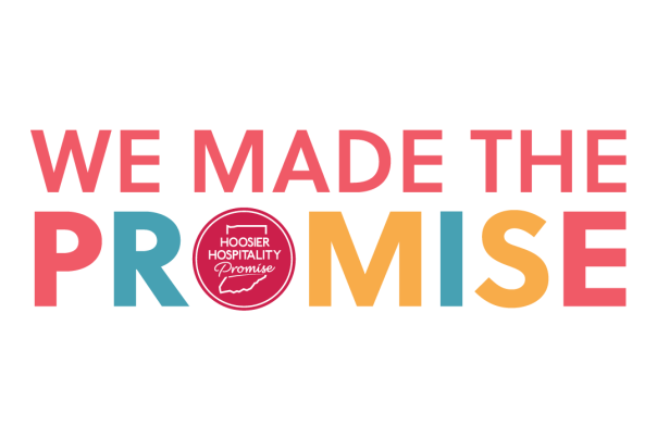 A Logo reads "We Made the Promise" in bright colors.