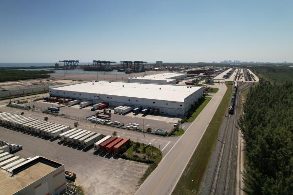 Southport cargo area at Port Everglades