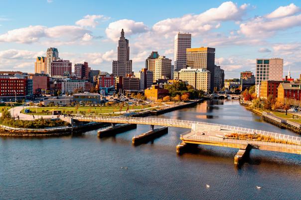 Providence Skyline with Bridge