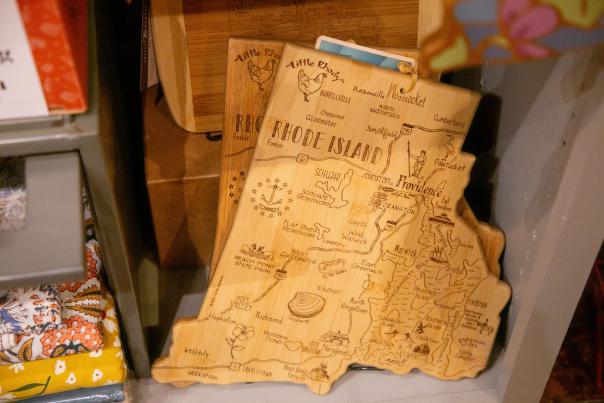 Frog & Toad RI cutting board