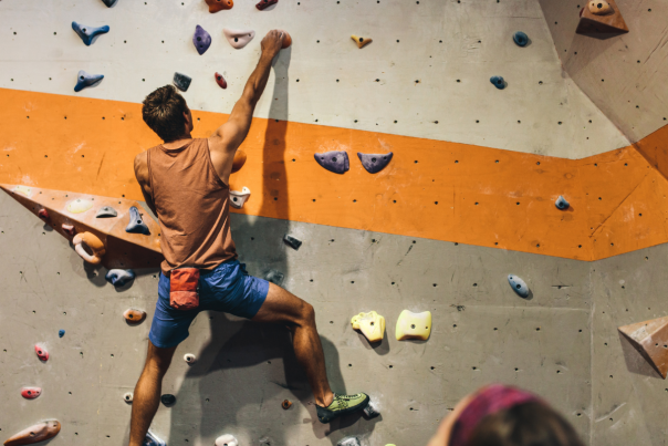 rock climbing