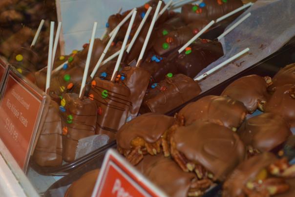 chocolate display