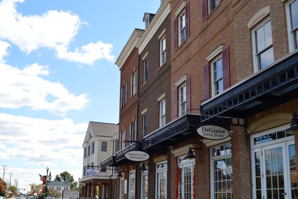 exterior of buildings in Haymarket