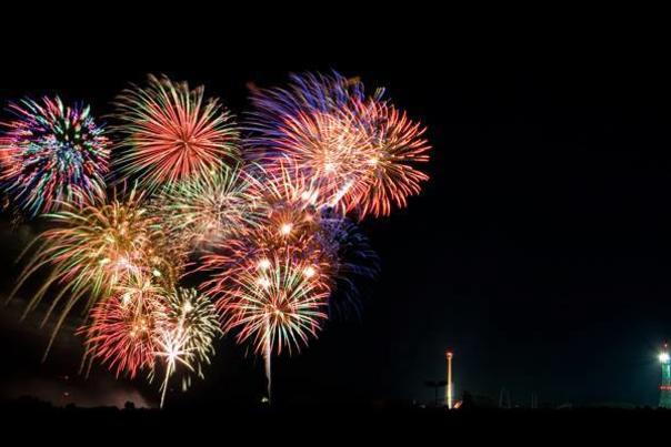 Fireworks at Quantico