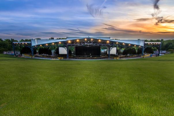 Jiffy Lube Live outdoor amphitheater empty