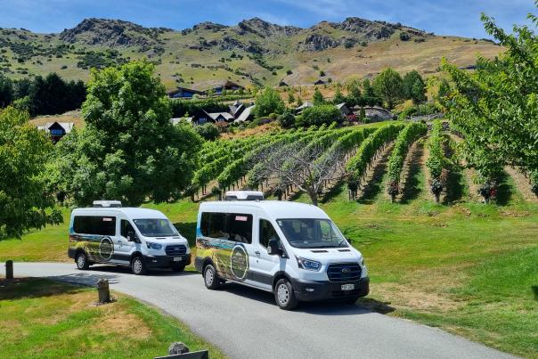 Appellation Wine Tours' all electric vans