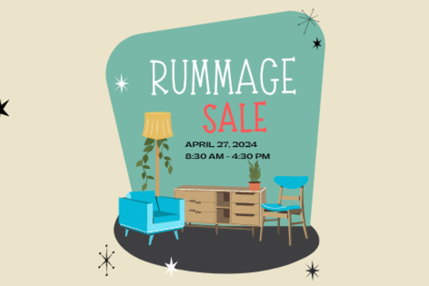 Racine County Visitor Center Rummage Sale Poster