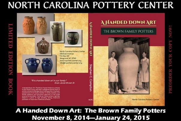 The North Carolina Pottery Center Presents Monthly Lecture Series, Friday, December 12, 7 - 9 PM