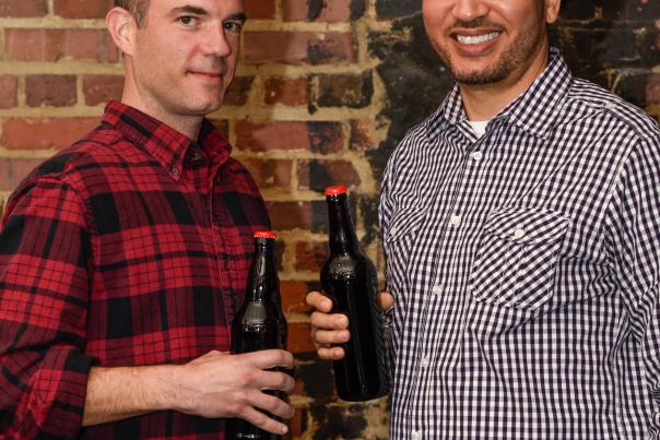 Torocity Artists create art installation on Four Saints Brewery tasting room wall