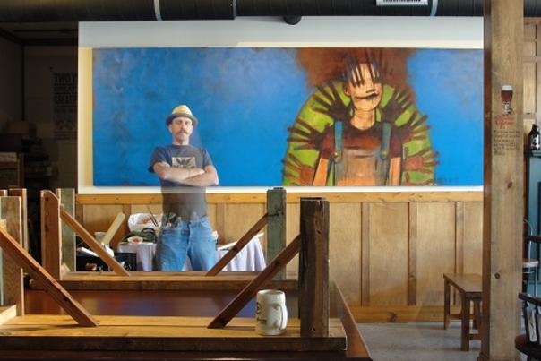 Four Saints Brewing Company's Art Wall Project to host reception featuring N.C. visual artist, Les C