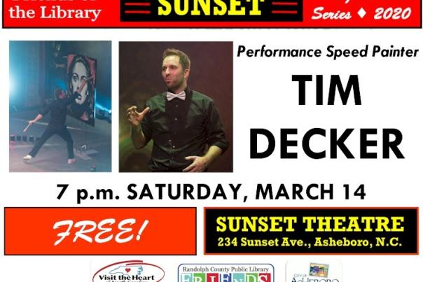 Asheboro Sunset Series event with speed painter Tim Decker canceled