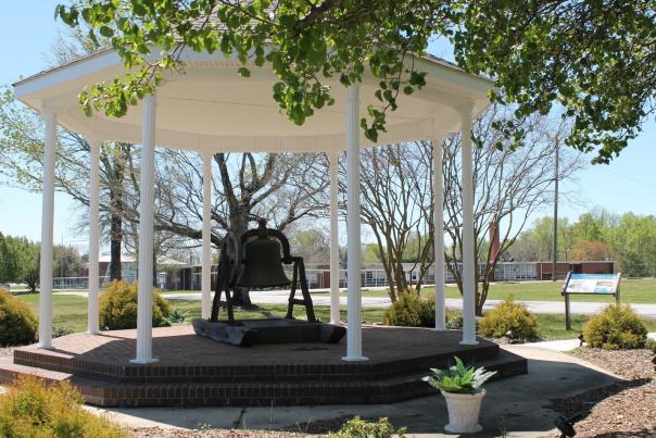 bell in gazebo in trinity nc