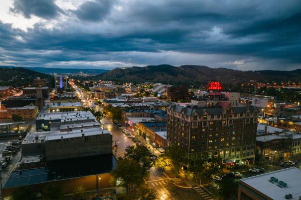 Downtown Rapid City Dusk