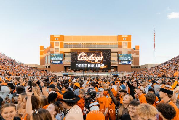 Boone Pickens Stadium After Bedlam Football Win