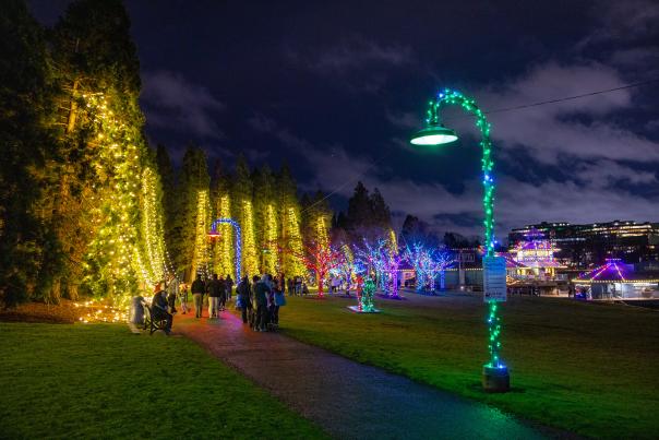 Clam Lights Walking Path