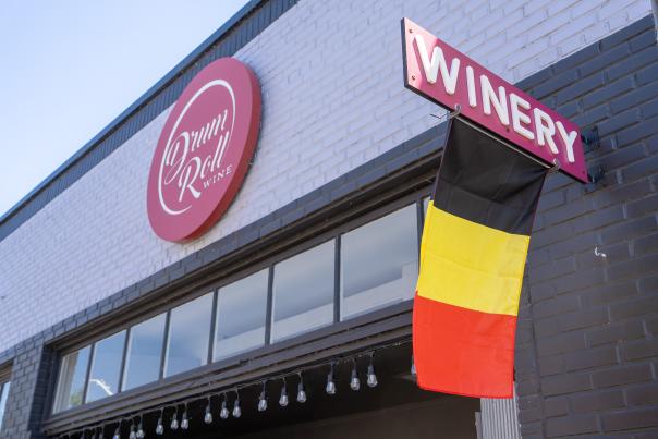 Belgium Flag at Downtown Renton