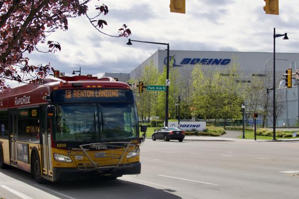 Bus at Renton Landing