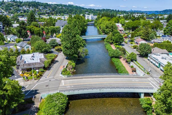 Cedar River Trail aerial