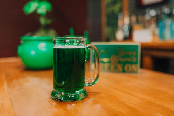 Irish Beer in pub