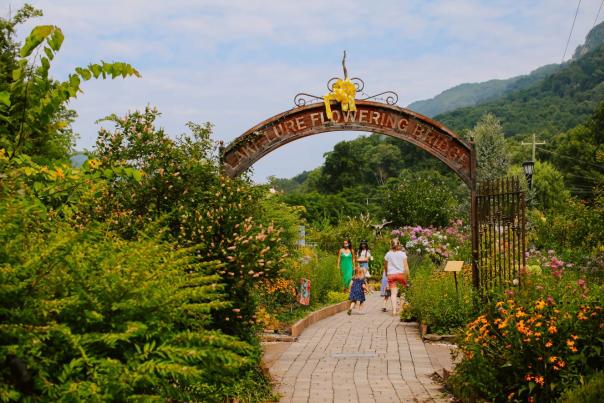 Lake Lure Flowering Bridge garden