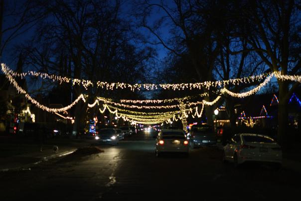 Each year, this neighborhood in East Sacramento puts on some of the best festive light displays in the city.