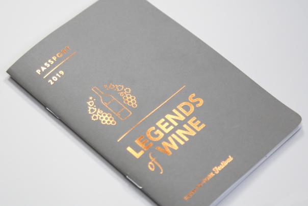 Legends of Wine Passport Cover