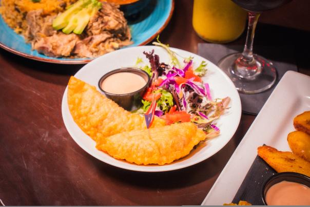 A spread of dishes at Lola's Lounge, first Puerto Rican restaurant in Sacramento